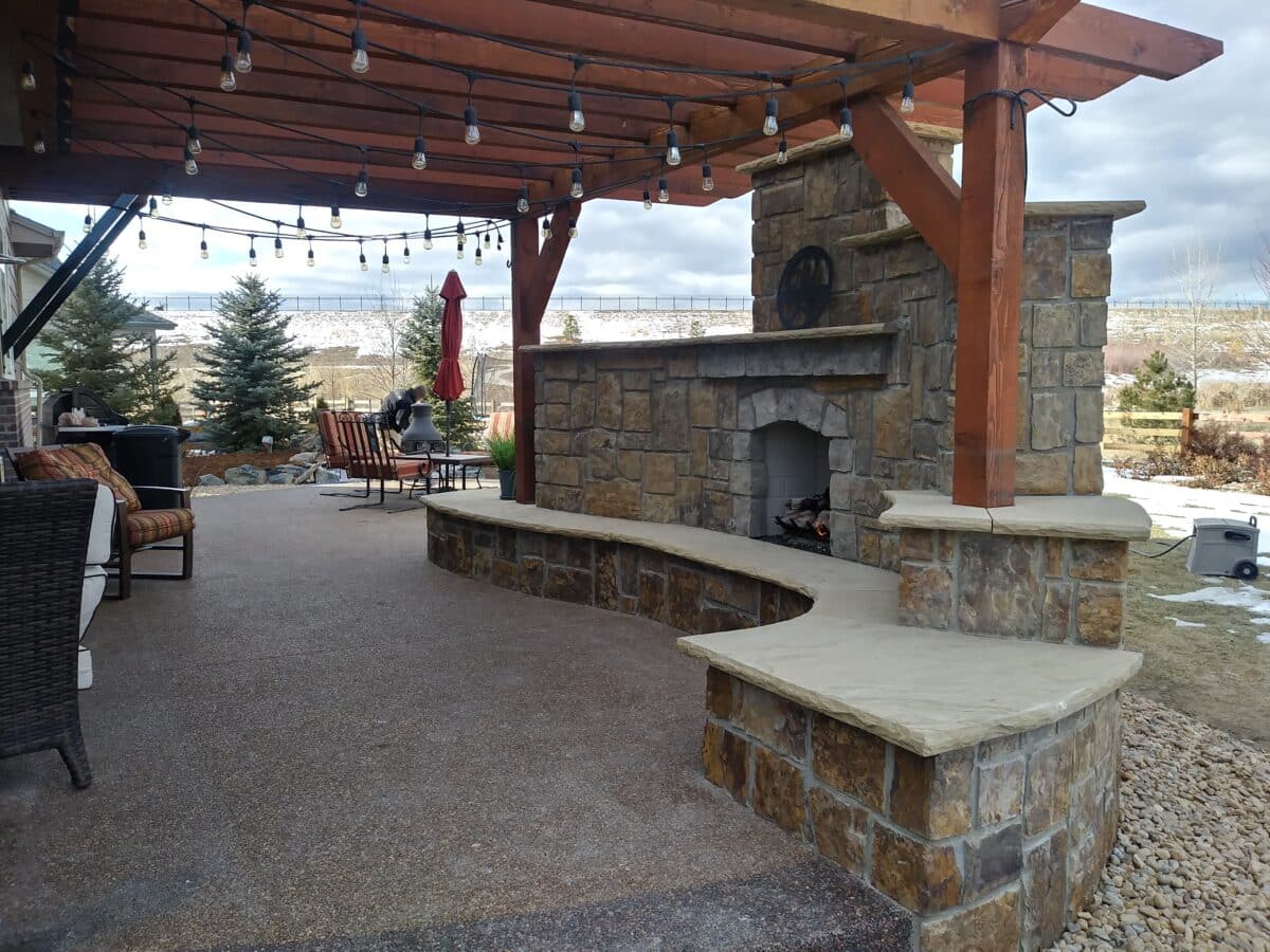Outdoor Fireplace Fort Collins CO Outdoor Electric & Wood Burning