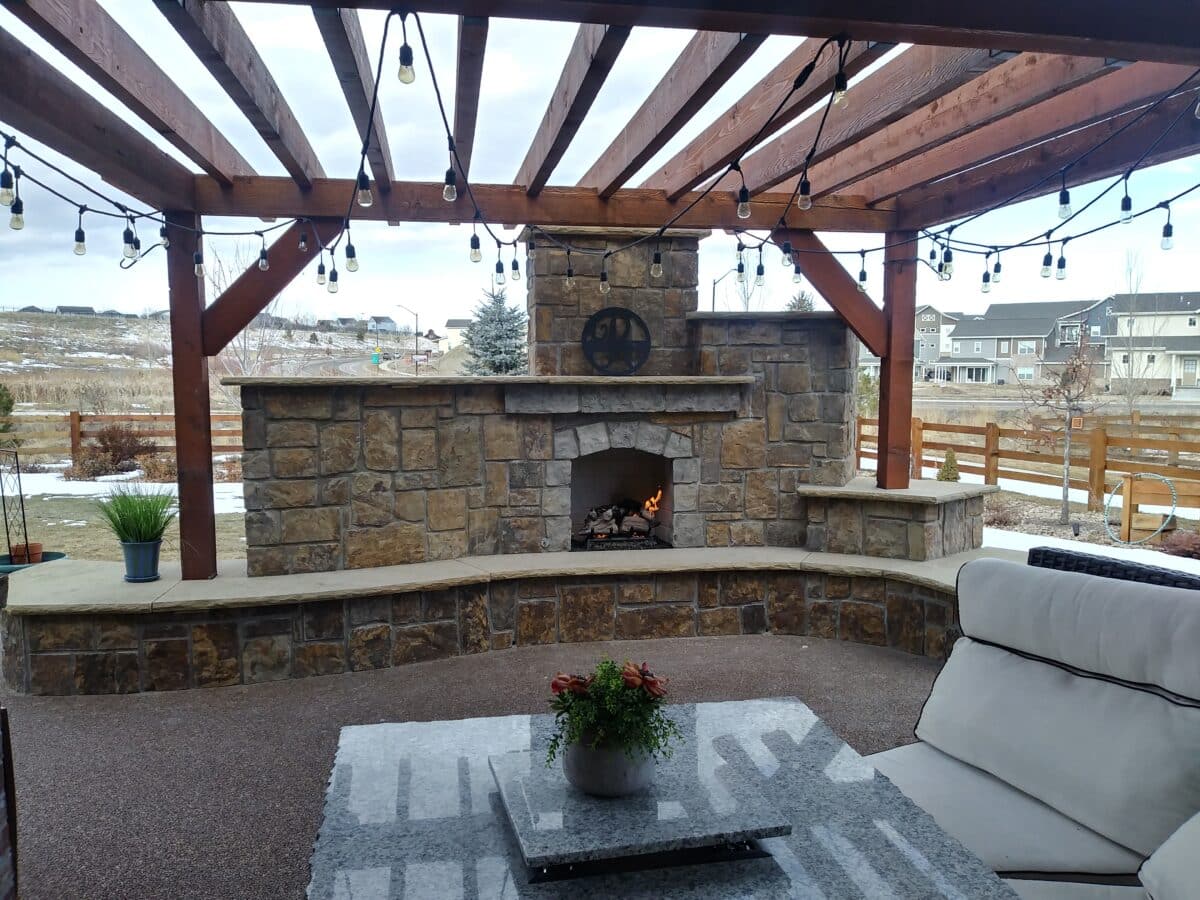 Outdoor Fireplace Fort Collins CO Outdoor Electric & Wood Burning