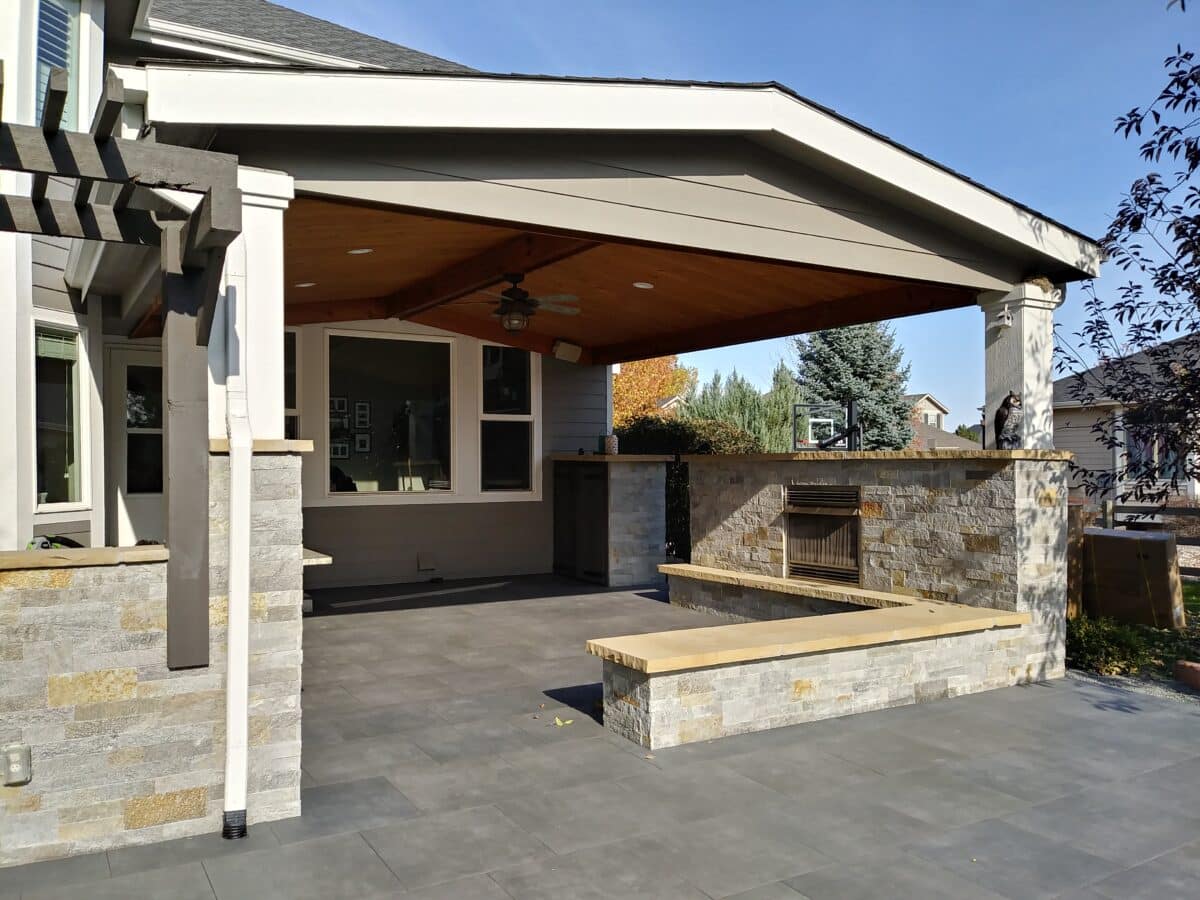 Outdoor Fireplace Fort Collins CO Outdoor Electric & Wood Burning