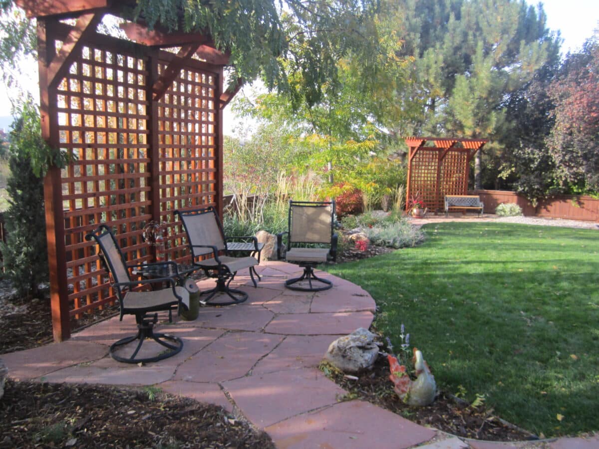 Flagstone Patios Fort Collins CO Backyard Flagstone Patio Grounded